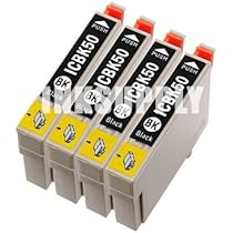 Amazon.co.jp: EPSON エプソン ICBK50互換 インクカートリッジ 4個